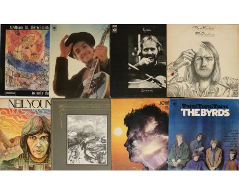FOLK / ROCK / LEGENDS - LPs. Stirrin' collection of 45 x LPs. Titles/artists include William R. Stickland Is Only The Name (D