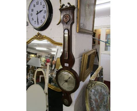 Georgian mahogany barometer
