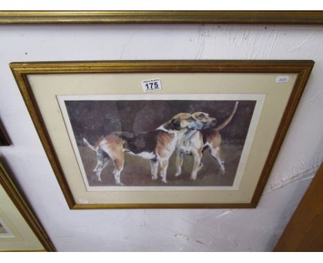 L/E & signed print - 'Hounds' by Eva Trotter