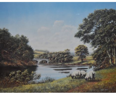*Local Interest - After David Ward (20th Century), coloured print, 'Crook O' Lune', signed in pencil to the margin, a limited