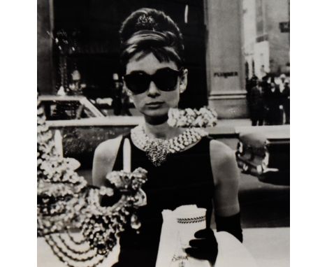 20th Century, a photographic print, Audrey Hepburn - Breakfast at Tiffany's, framed and under glass, measuring 62cm x 80cm ov