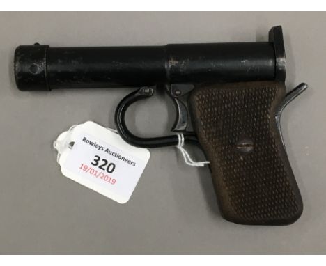 An early 20th century Tell Model 2 .177 smooth bore air pistol by Venus Waffen Fabrik