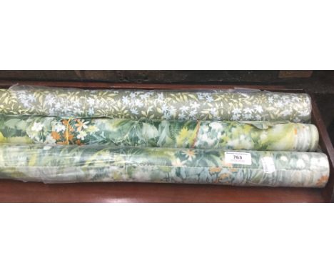 A quantity of vintage wallpaper