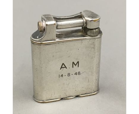 A mid 20th century Dunhill plated lighter