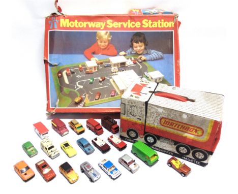 NINETEEN ASSORTED DIECAST MODEL VEHICLES  circa late 1970s-80s, by Matchbox, Corgi, Majorette and others, variable condition,