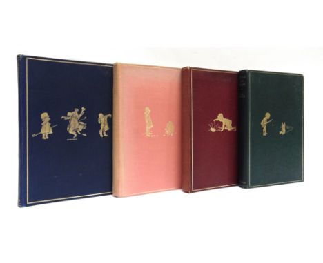 [CHILDRENS]  Milne, A.A. Winnie-the-Pooh, second edition, Methuen, London, 1926, dark green cloth gilt, top edges gilt, map e