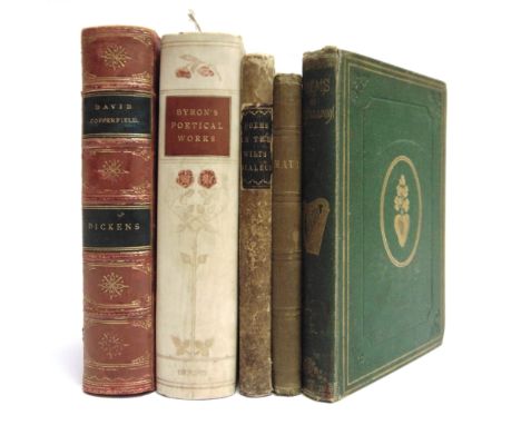 [CLASSIC LITERATURE]  Tennyson, Alfred. Maud, and Other Poems, first edition, Moxon, London, 1855, original blind-stamped gre