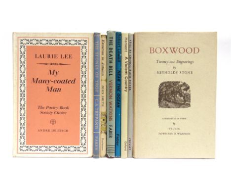 [MODERN FIRST EDITIONS]. POETRY  Warner, Sylvia Townsend. Boxwood, first edition, Chatto &amp; Windus, London, 1960, cloth, d