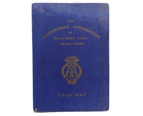 [MAPS &amp; ATLASES]. INDIA  The Automobile Association of Northern India [folding] Road Map, no date, scale 1/1000000 or 1.0