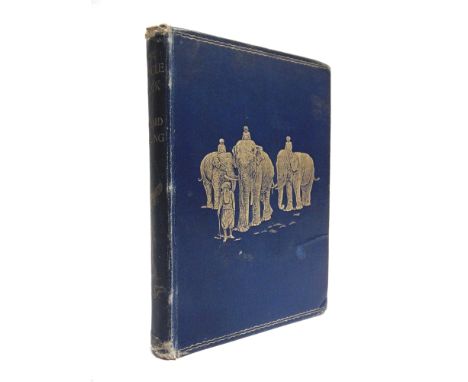 [CLASSIC LITERATURE]  Kipling, Rudyard. The Jungle Book, first edition, Macmillan, London, 1894, pictorial dark blue cloth gi