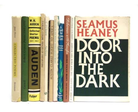 [MODERN FIRST EDITIONS]. POETRY  Heaney, Seamus. Door into the Dark, first edition, Faber &amp; Faber, London, 1969, cloth, d