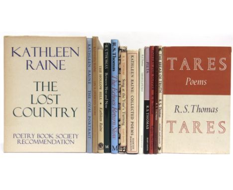 [MODERN FIRST EDITIONS]. POETRY  Thomas, R.S. Poetry for Supper, first edition, Hart-Davis, London, 1958, boards, dustjacket,