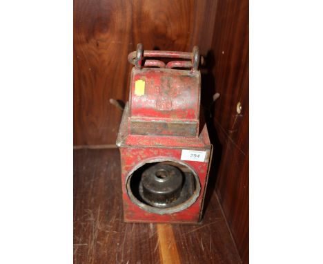 A BR RAILWAY LAMP