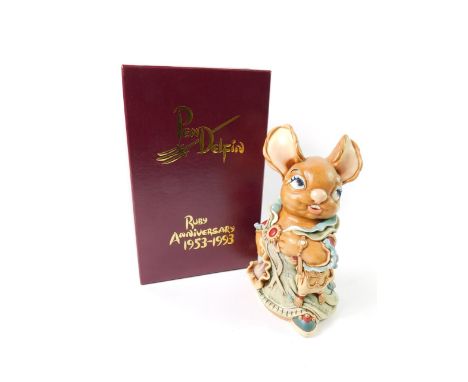 A Pendelfin figure modelled as Aunt Ruby, Anniversary 1993, limited edition 674/10000, boxed with certificated.