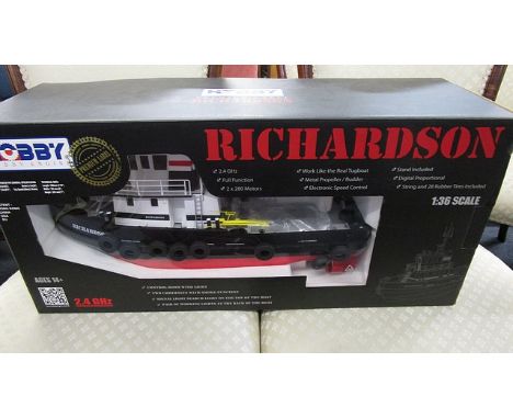 A Richardson hobby engine 560mm l x 285 mm h x 195mm w, new and boxed