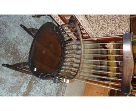 Stick back rocking chair