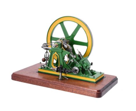 An exhibition standard model of an 1845 W & A McOnie live steam engine, having cylinder set at 30 degrees and built by the la