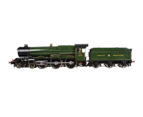 An exhibition standard 5 inch gauge model of Great Western Railway King class 4-6-0 tender locomotive King Charles II No 6009