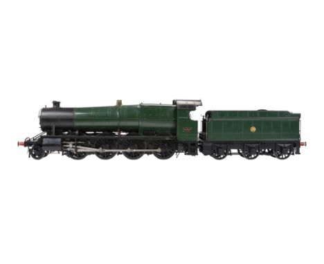   An exhibition quality model of a 3 1/2 inch gauge Class 47xx Great Western Railway Heavy Freight 2-8-0 tender locomotive No