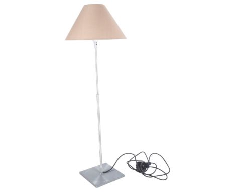 Contemporary designer height adjustable table lamp, with new shade and LED bulb, H80cm 