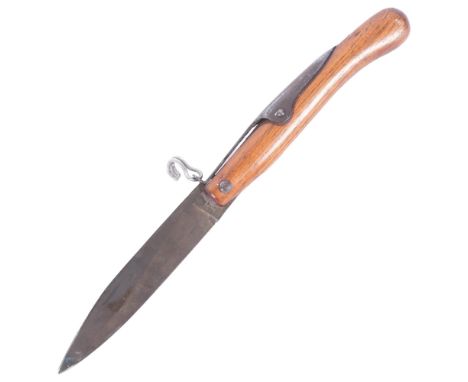 A Vintage folding German knife, possibly Okapi, overall length 34cm 