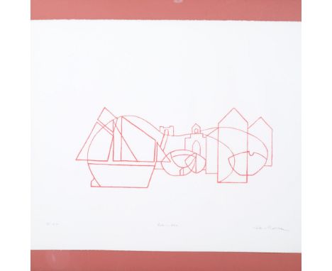 Stan Rosenthal, limited edition lithograph "Rock-A-Nore", marked A/P14--25, paper size 50cm x 66cm, 73cm x 90cm overall, fram