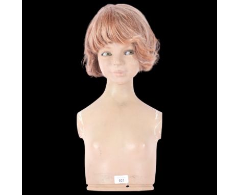 A Vintage shop torso mannikin, H55cm 