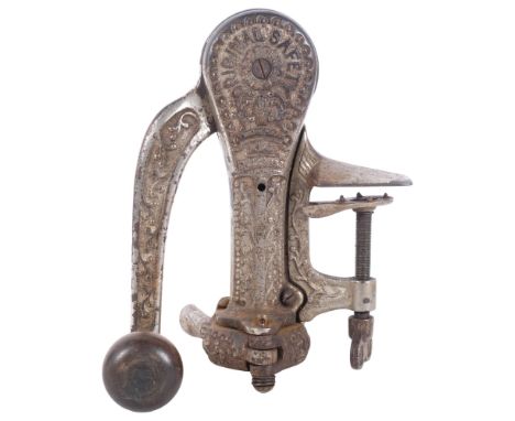 An original safety bar-top corkscrew 