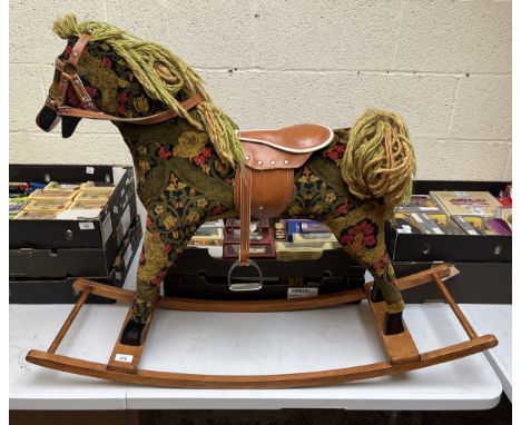 Antique William Morris style rocking horse