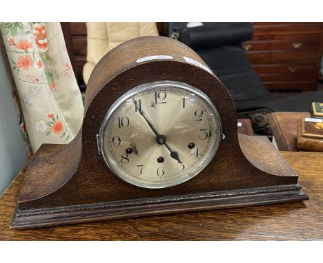 Napoleon hat mantle clock 