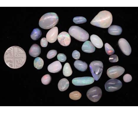 15ct unfinished opal doublets 