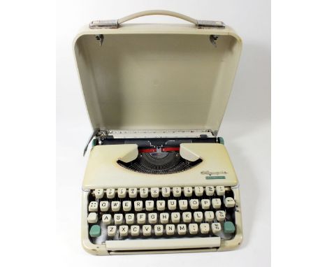 A 1960's Olympia Splendid 66 typewriter 