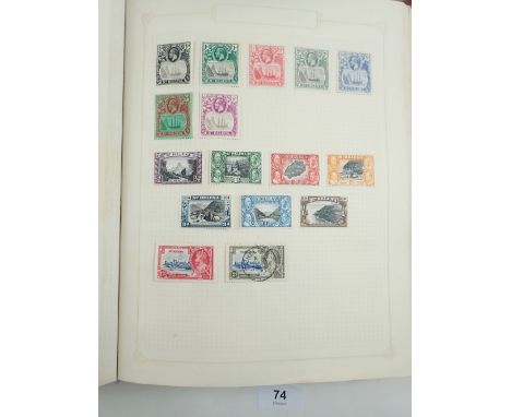"Paragon" album, R-Z, of mostly mint/used Br Empire &amp; ROW stamps, QV-KGVI period. Defin, commem, officials, postage due e