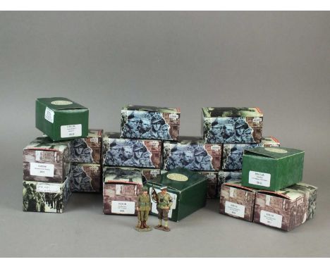 King &amp; Country, a collection of eighteen boxed and foam packed D-Day force figures, model numbers to include DD77, DD081 