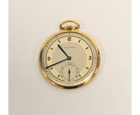 Manufacturer: Movado Model Name: Art Deco Pocket Watch Year: Circa 1935/36 Case No: 25432692588 Case Material: 9ct Gold Movem