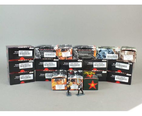 King &amp; Country, a collection of eighteen boxed German forces figures, model numbers to include LAH097H, LAH097F, LAH097D,