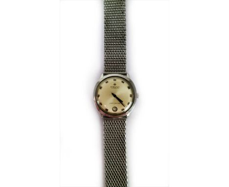 Manufacturer: Hamilton Model Name: Pan-Europ Year: Circa 1960's Case No: 1496458 Case Material: Stainless Steel Movement: Ham