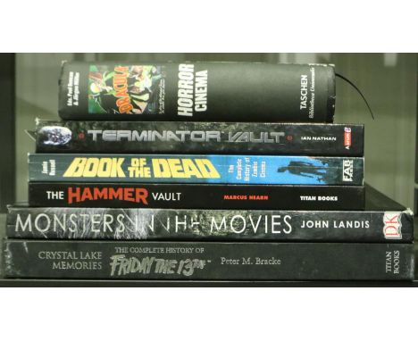 Shelf of cinema and horror books. P&amp;P Group 2 (£18+VAT for the first lot and £3+VAT for subsequent lots) 