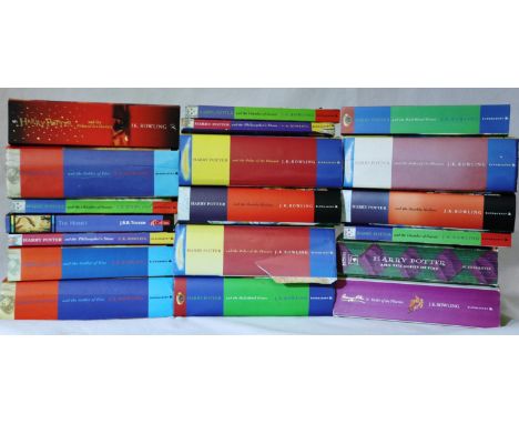 Large collection of Harry Potter books. P&amp;P Group 2 (£18+VAT for the first lot and £3+VAT for subsequent lots) 
