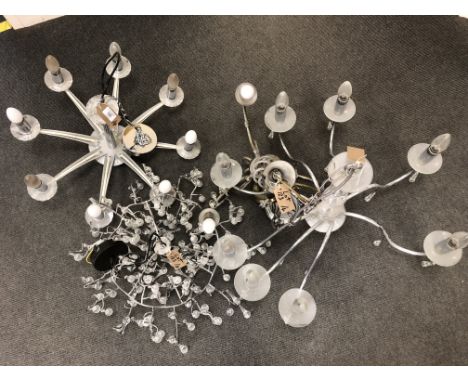 Four contemporary ceiling light fittings, various (4)
