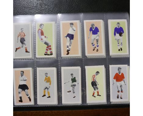 Set of fifty Fleetway Star Footballers of 1963 cards. UK P&amp;P Group 1 (£16+VAT for the first lot and £2+VAT for subsequent