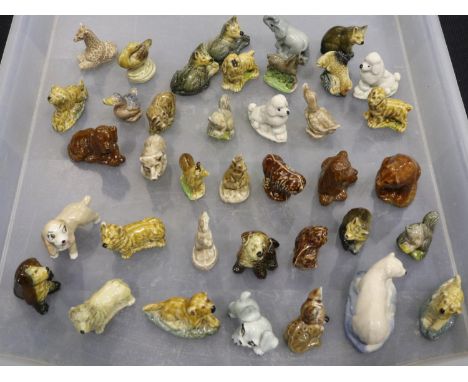 Thirty eight Wade Whimsies, all appear in good condition, largest L: 60 mm. UK P&amp;P Group 2 (£20+VAT for the first lot and