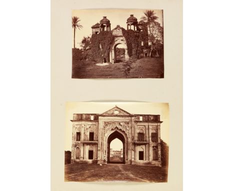 Various 19th Century Artists: an album of 158 Victorian photographs depicting Colonial India, views of Venice, Egypt, England