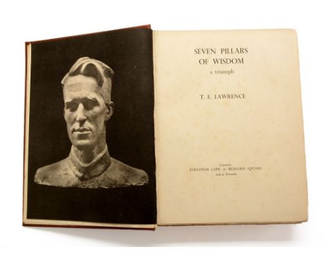 Lawrence (T.E.) Seven Pillars of Wisdom: A Triumph, 4to, cloth, illus., first edition for general circulation, 1935.