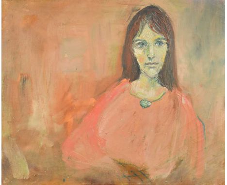 Portrait of a girloil on canvas76 x 91.5cm, unframed
