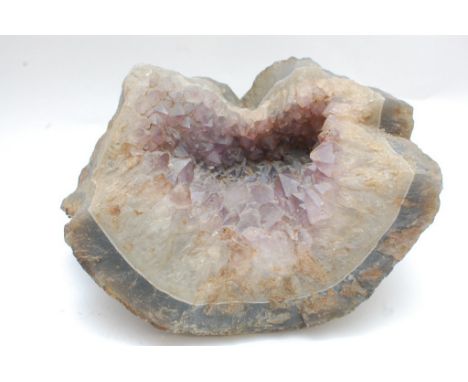 An amethyst geode