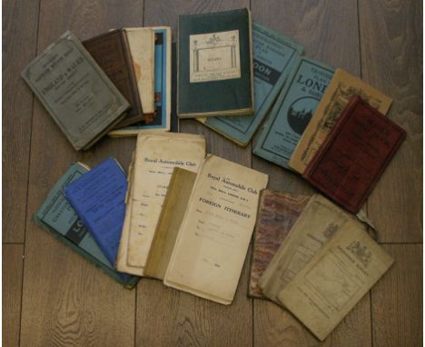 An interesting collection of maps from the 1930s including Royal Automobile club, routes for the chauffeur for the Royal Hous