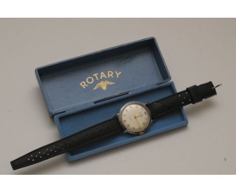 A vintage Rotary 17 jewel Incabloc man's wristwatch, boxed