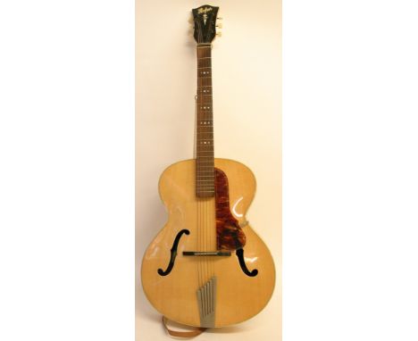 A Hofner blond senator acoustic vintage guitar, no12953 