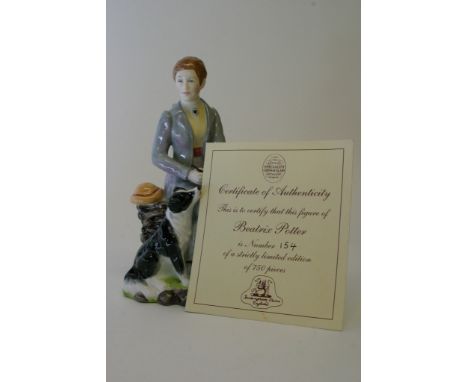A Beatrix Potter figure by K Taylor, No. 154/ 750, with certificate
